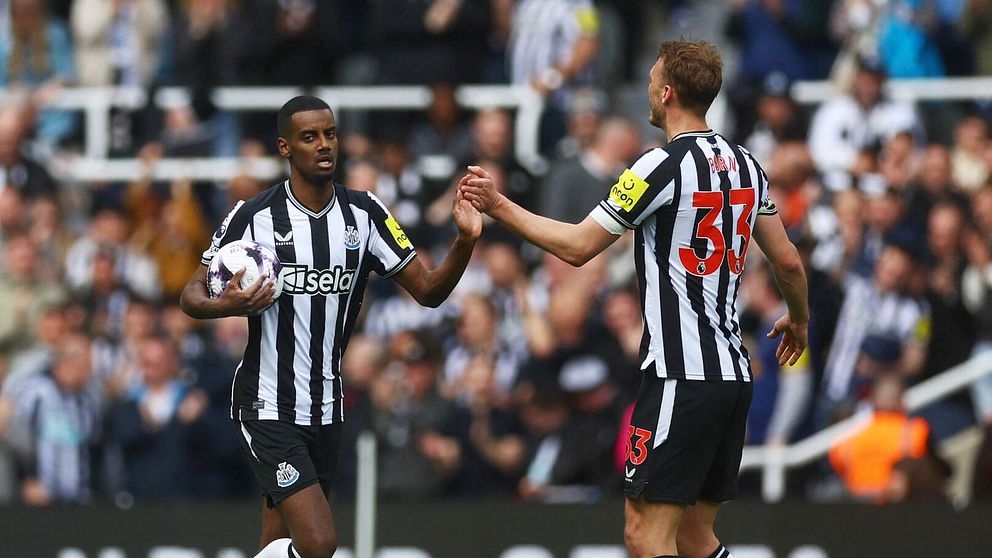 Alexander Isak firar mål mot Sheffield United