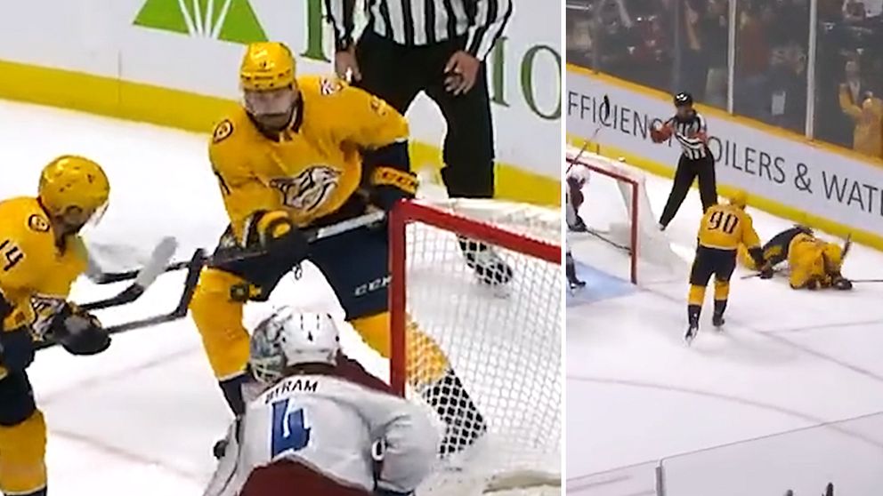 Filip Forsberg avgör för Nashville Predators i NHL