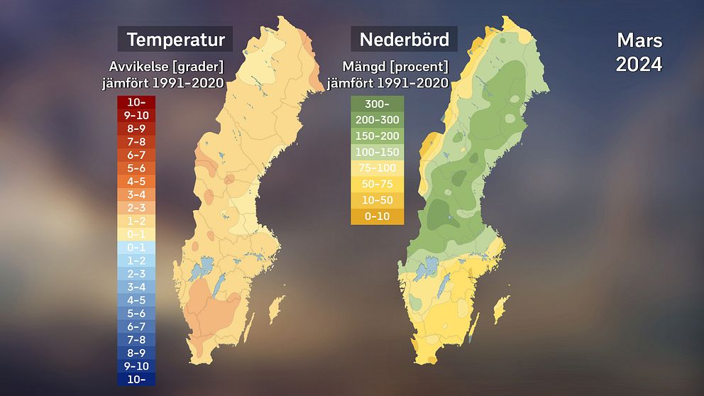 Kort om marsvädret 2024 med SVT:s meteorolog Per Stenborg.