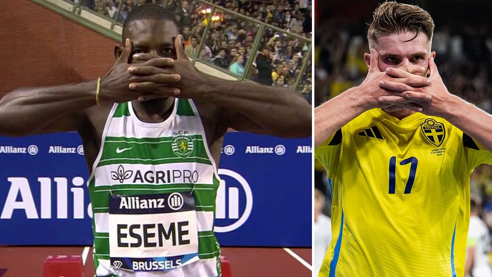 Emmanuel Eseme och Viktor Gyökeres