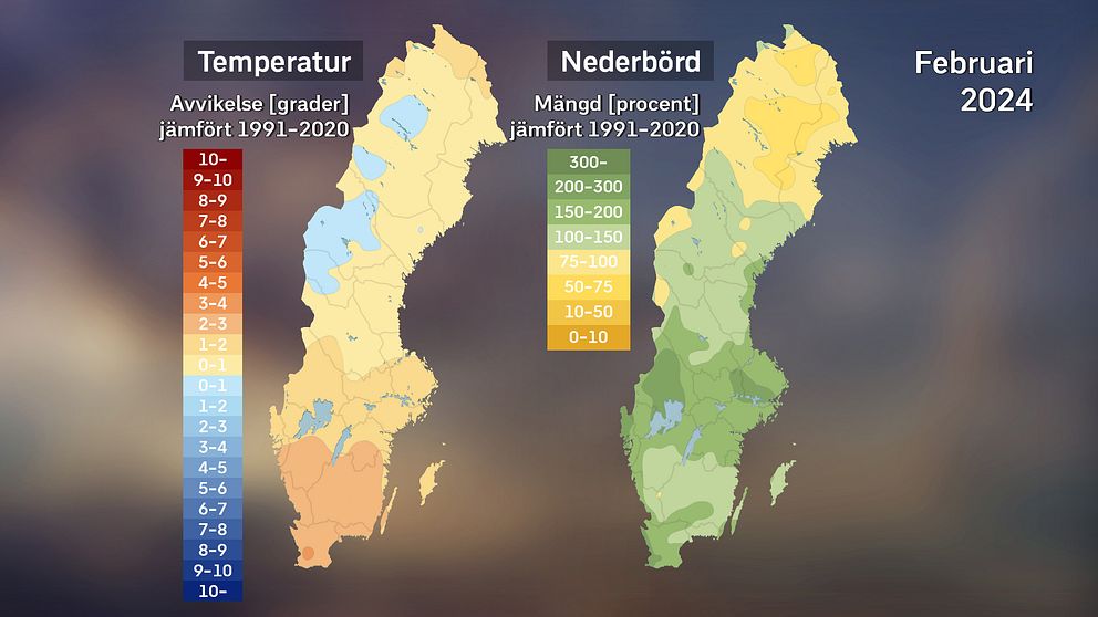 Kort om februarivädret 2024 med SVT:s meteorolog Per Stenborg.