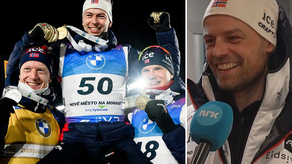 Norska skidskyttar efter succén i VM-sprinten