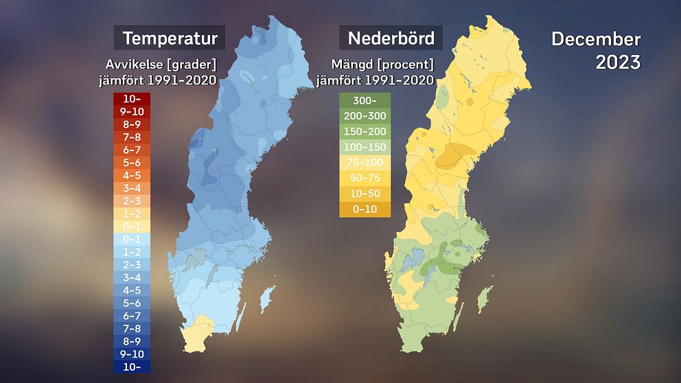 Kort om decembervädret 2023 med SVT:s meteorolog Per Stenborg.