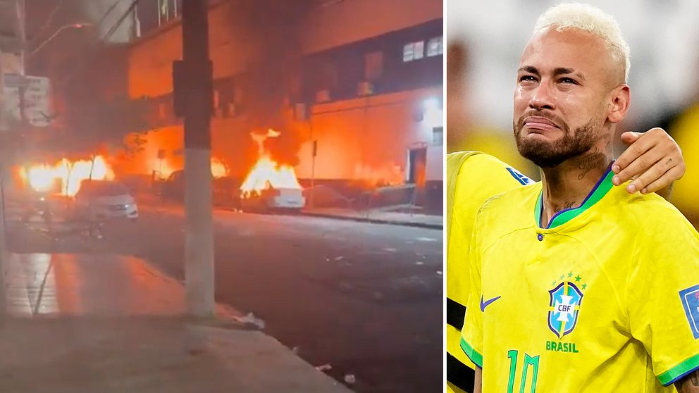 Neymar och kaos efter Santos degradering