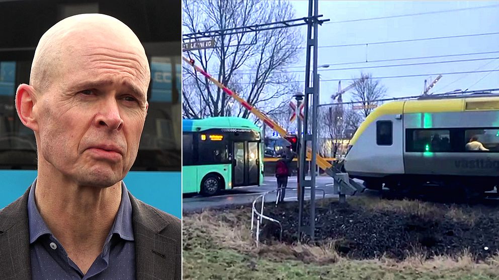 Henrik Pamp på Transdev, tåg och buss krock.