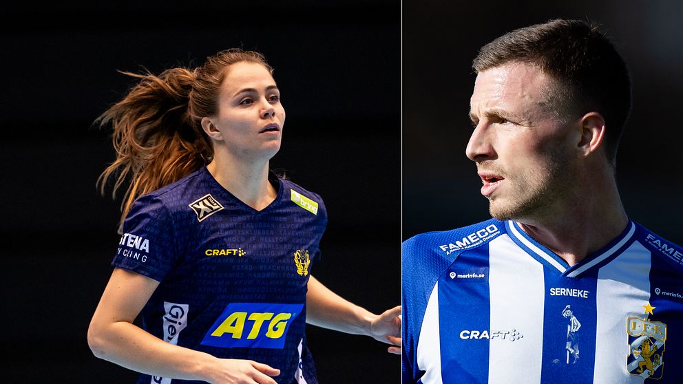 Olivia Mellegård och Calle Johansson