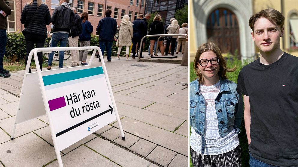 Valsamordnare Linda Forssén och Axel Lange