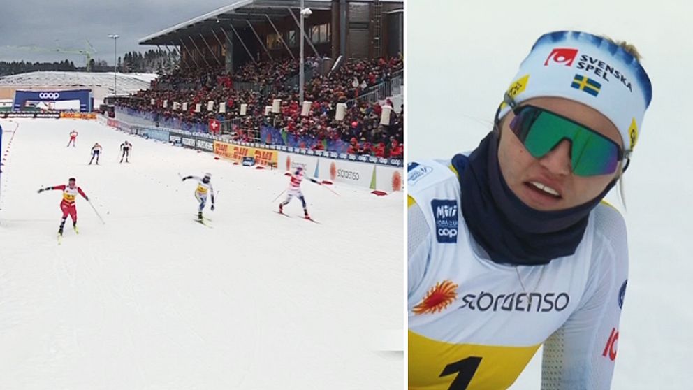 Emma Ribom och Linn Svahn besegrade i sprintfinalen i Trondheim