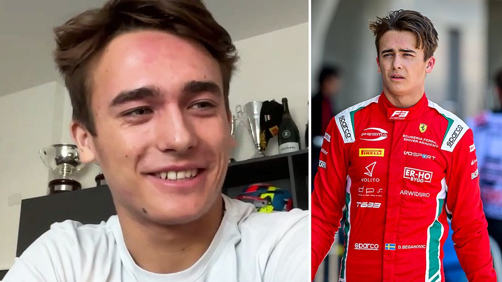 Ferrarijunioren Dino Beganovic från Sverige får chansen i Formel 2.