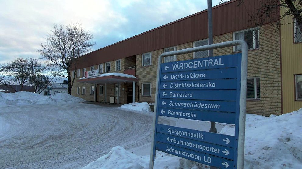 Exteriören på Smedjebackens vårdcentral