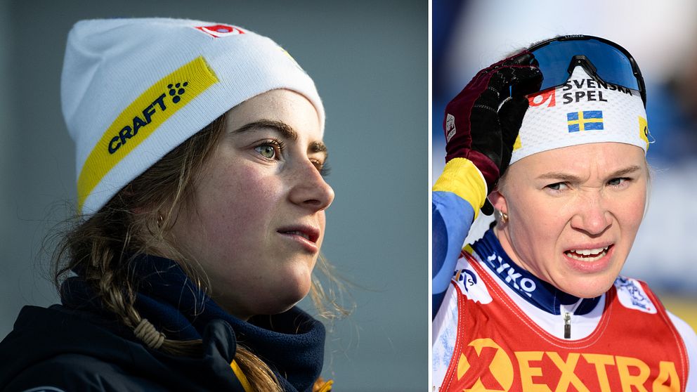 Ebba Andersson är med i andralaget och Jonna Sundling är inte alls med.