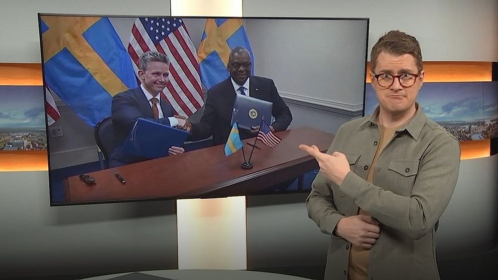 USAs och Sveriges försvarsministrar. Programledare.
