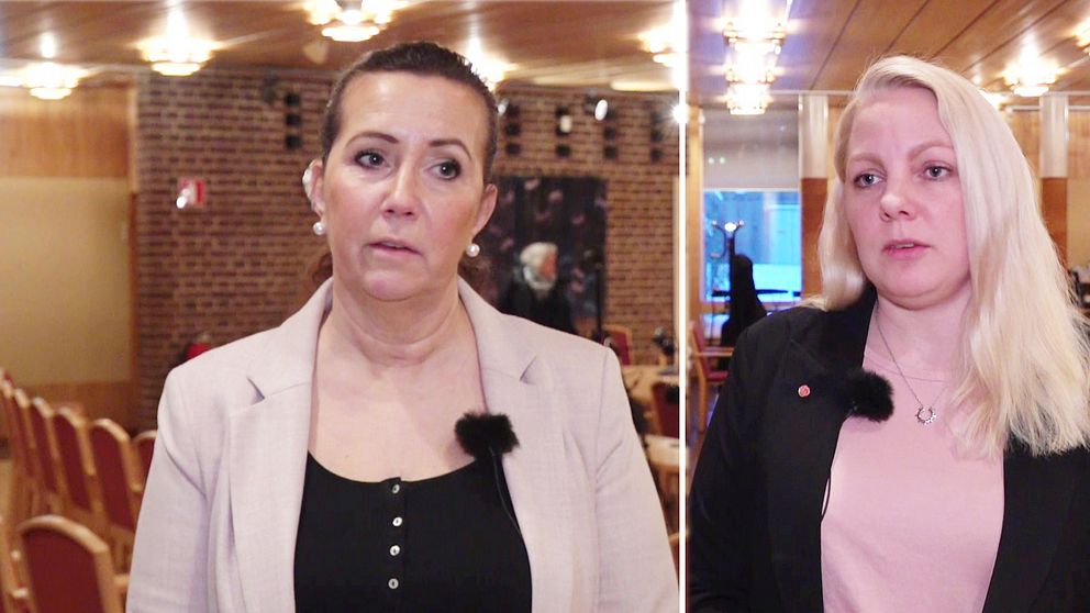skolchef Charlotte Sundqvist och utbildningsnämndens ordförande Viktoria Wikström (S) i Kalix.