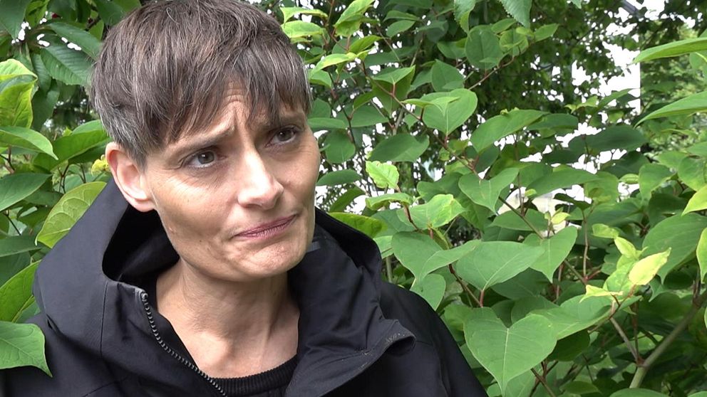Kommmunekologen Lotta Abrahamsson på Halmstads kommun står bland Parksliden som ska tyglas med en ny metod.