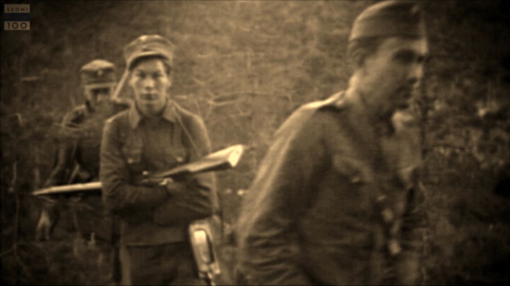 Ungra finska soldater under fortsättningskriget
