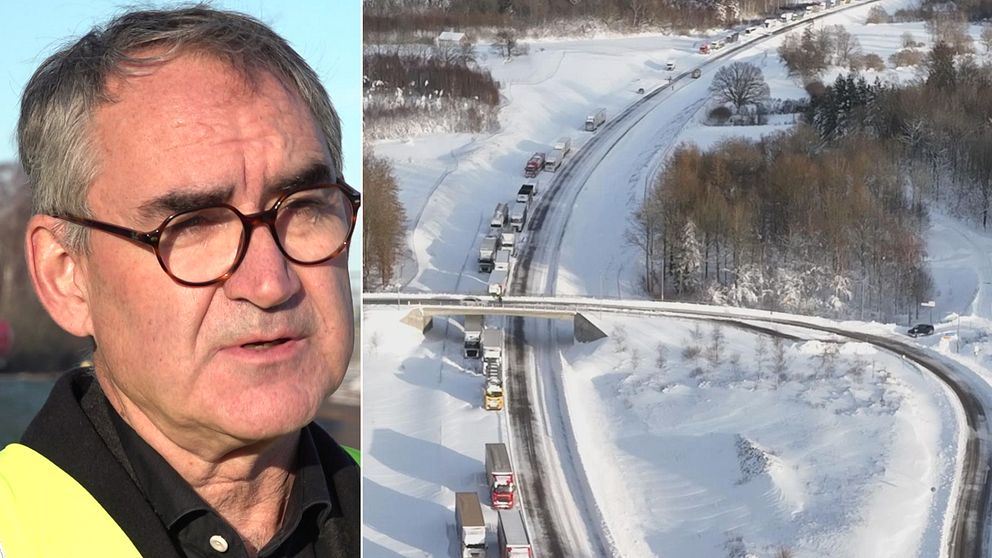 Hör Trafikverkets generaldirektör Roberto Maiorana för första gången kommentera kaoset på E22 mellan Hörby och Kristianstad i samband med snöovädret förra veckan.