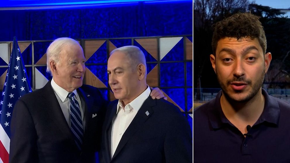 Biden, Netanyahu och Fouad Youcefi