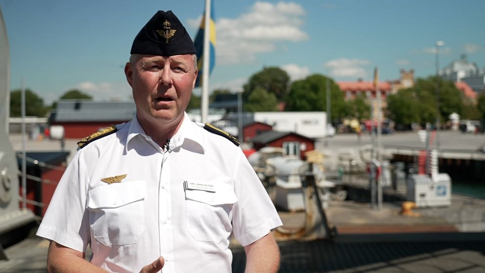 Carl-Johan Edström på brygga
