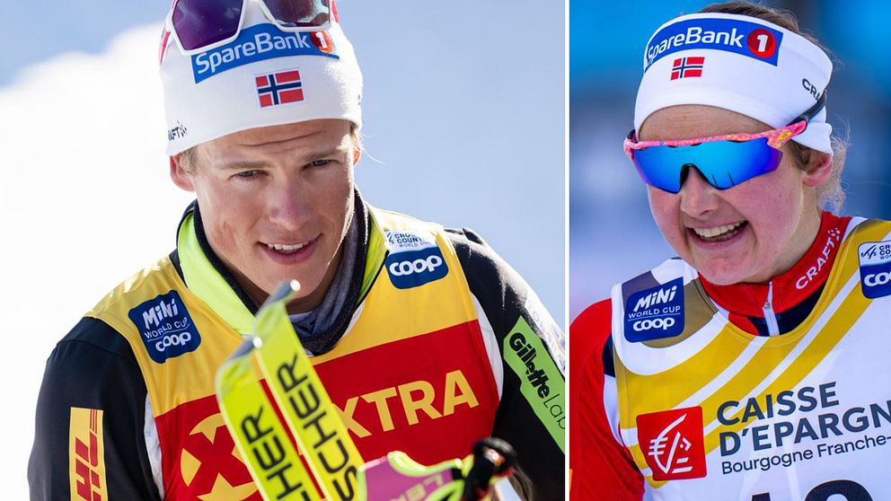 Johannes Hösflot Kläbo och Ingvild Flugstad Östberg saknas både i den norska premiären.