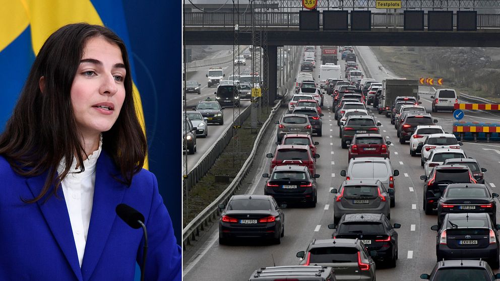 Romina Pourmokhtari samt trafik