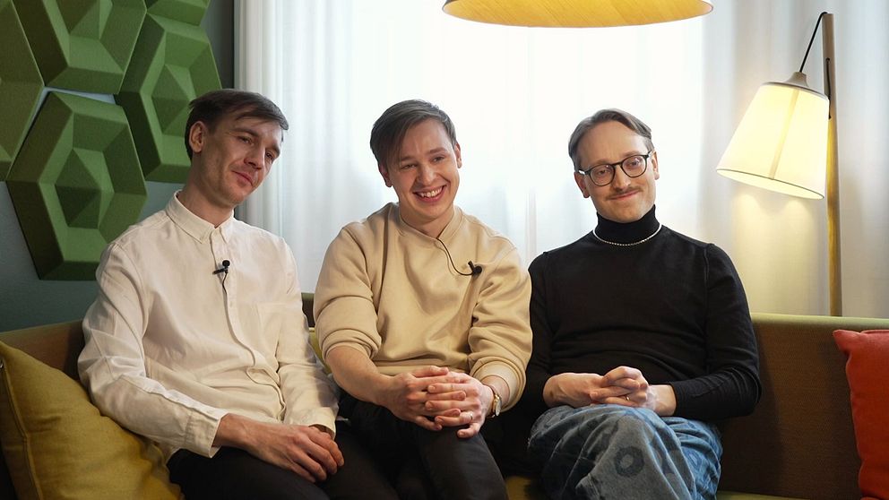 KAJ eli Kevin Holmström,  Axel Åhman ja Jakob Norrgård.