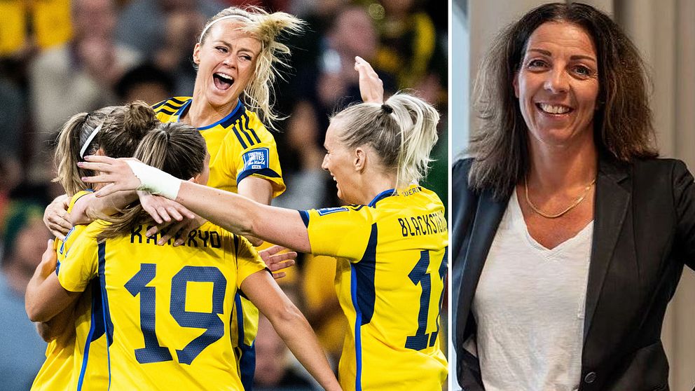 Svenska damlandslaget i fotboll firar under VM och Andrea Möllerberg ny generalsekreterare för svenska fotbollförbundet