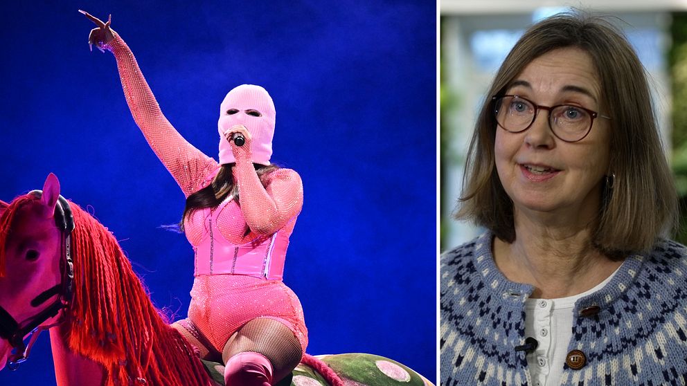 Fröken snusk i melodifestivalen 2024 och Expressens kritiker Gunilla Brodrej