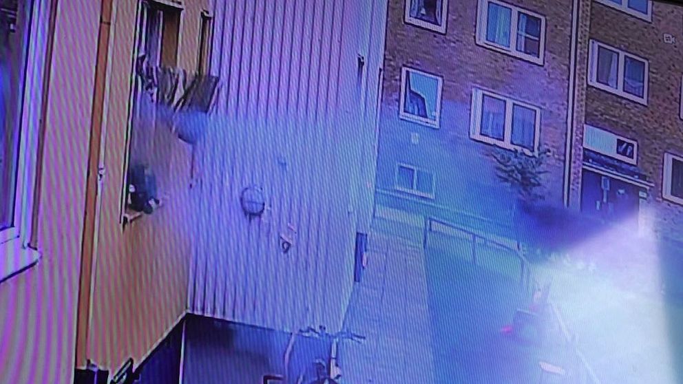 En explosion orsakad av ett bilbatteri i en lägenhet i Malmö