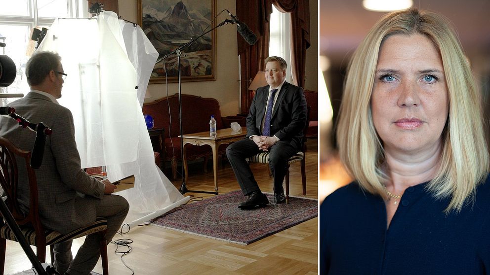 Uppdrag granskning intervjuar Islands statsminister.