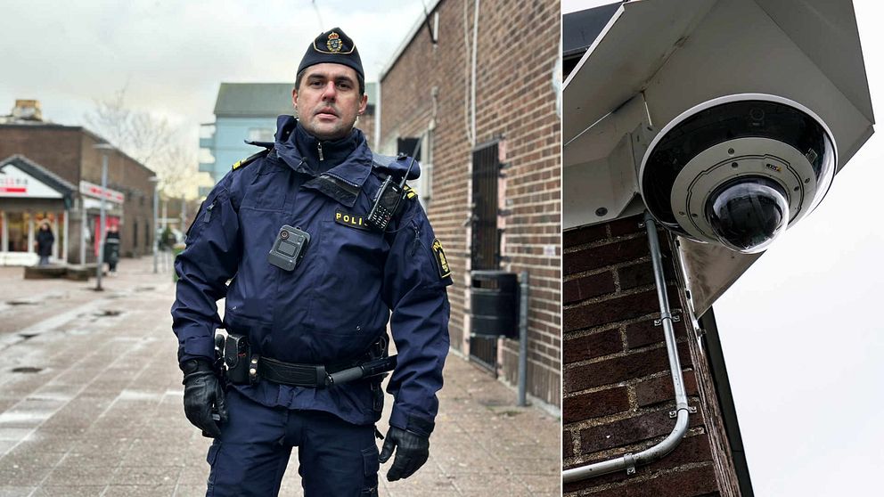 Polis, övervakningskameror