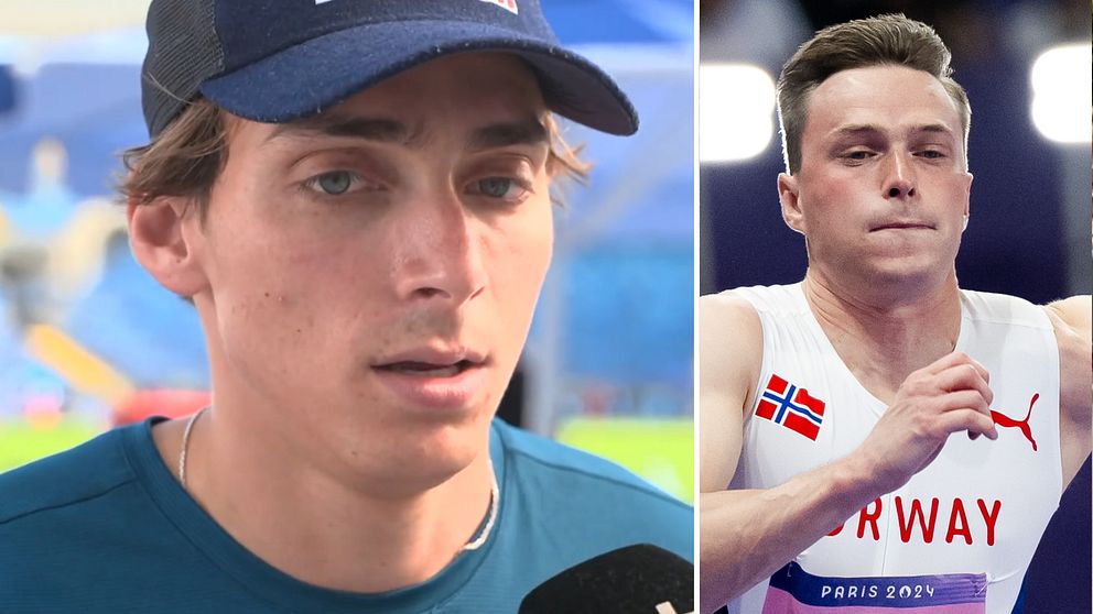 Mondo inför 100 metersloppet mot Karsten Warholm: ”Inte så komplicerat, man springer”.