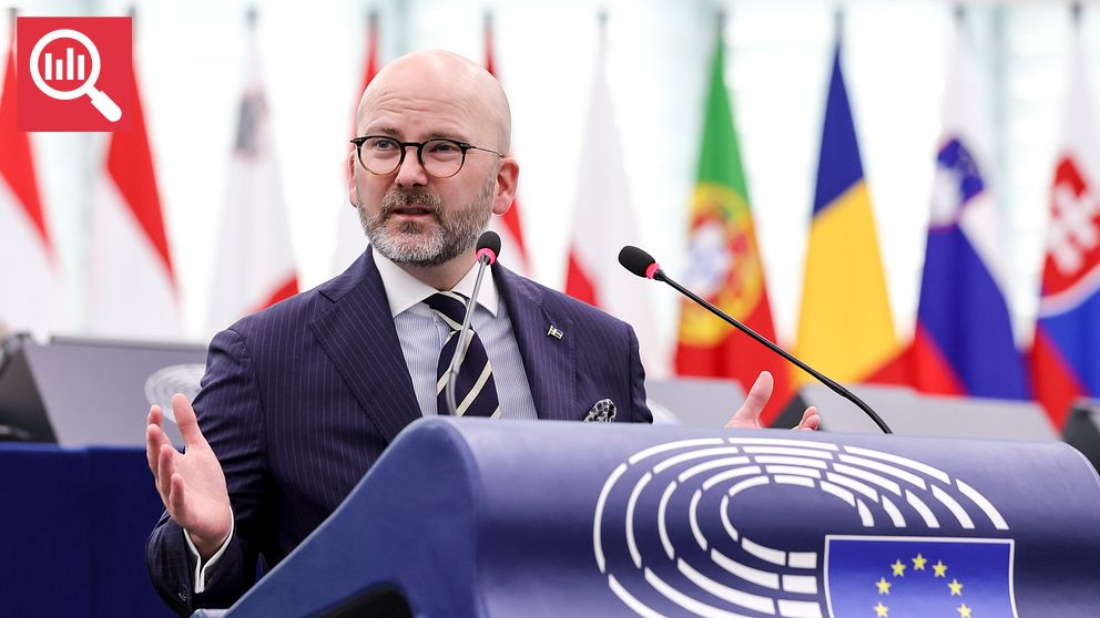 Charlie Weimers (SD) i Europaparlamentet.