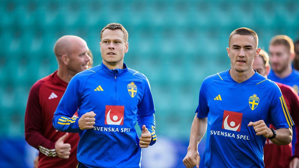 Viktor Claesson och Gustaf Lagerbielke är redo för firande på söndag.