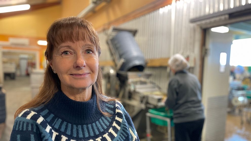 Maria Ström hos gurkproducenten