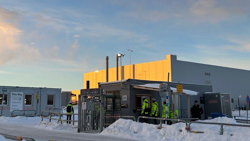 Northvolt-fabriken i Skellefteå