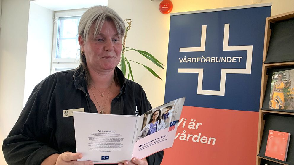 Margot Kamruddin är avdelningsordförande på Vårdförbundet i Halland.