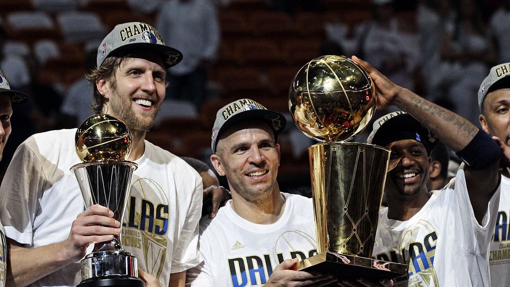 Dallas Mavericks anno 2011, när Dirk Nowitzki och Jason Kidd var stjärnorna och laget vann NBA-titeln.