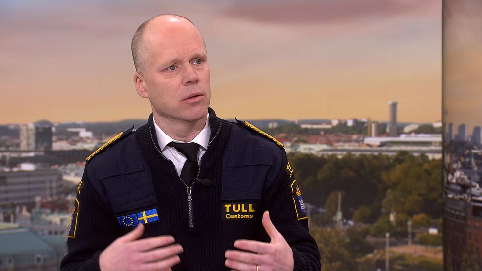 Tulltjänsteman i SVT:s Morgonstudion