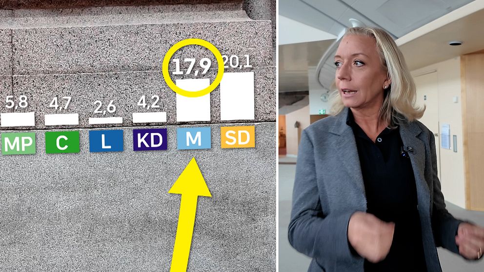 Elisabeth Marmorstein analyserar opinionsläget med fokus på Moderaternas låga siffror.