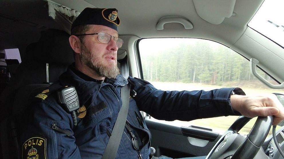 Andreas Englund, trafikpolis i Norrköping.