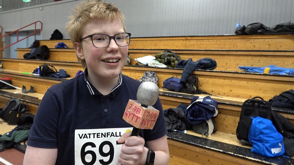 Amadeuz Anundi bevakar Special Olympics i Luleå