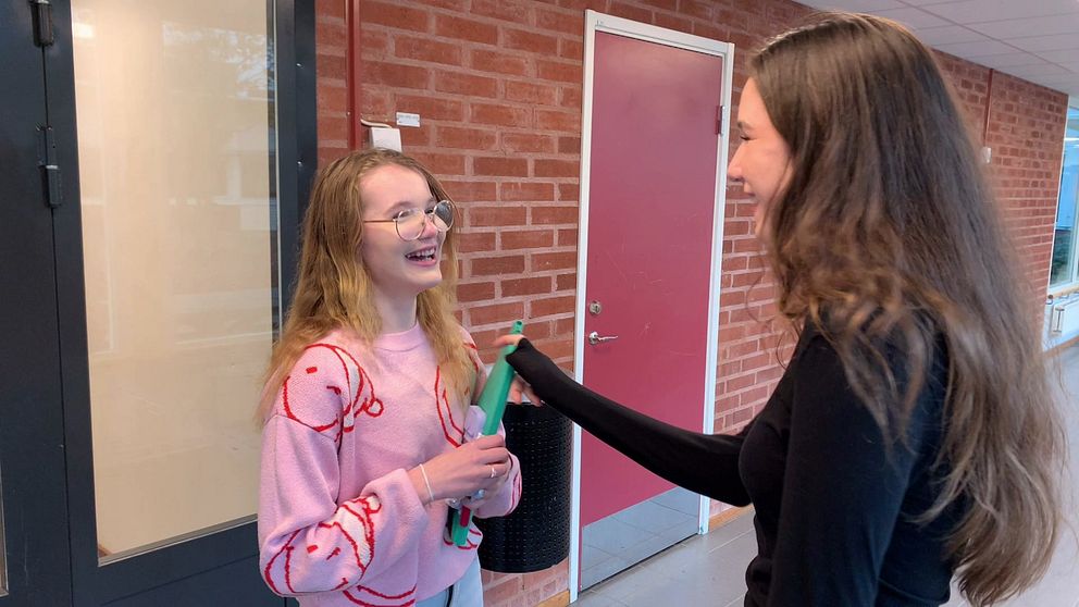 Elever på Nybyggeskolan i Västerås