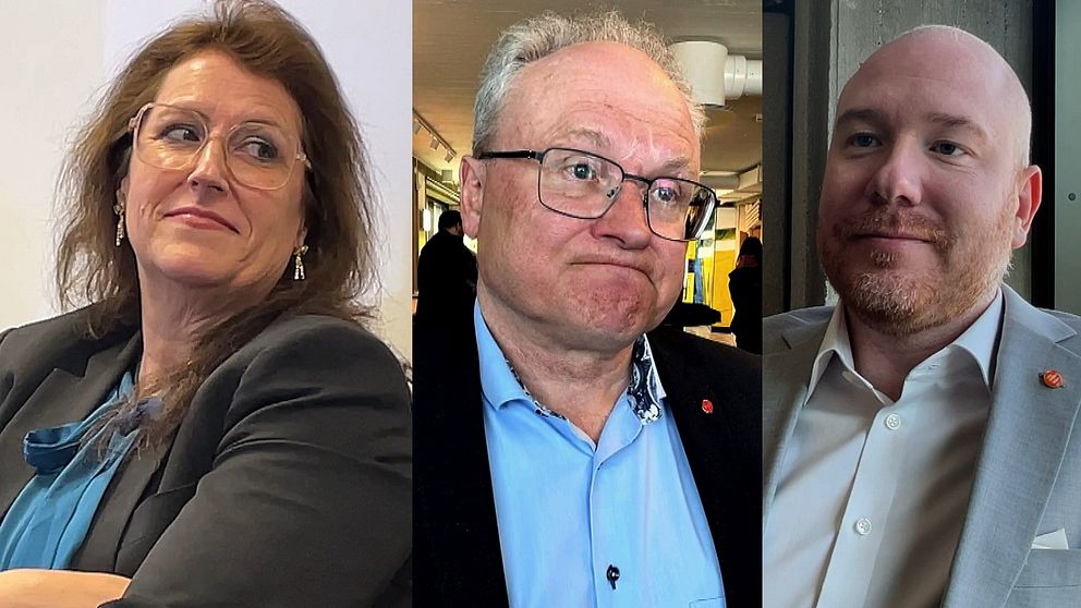 anna strandh proos, moderaterna, glenn nordlund, socialdemokraterna och robert thunfors, sjukvårdspartiet