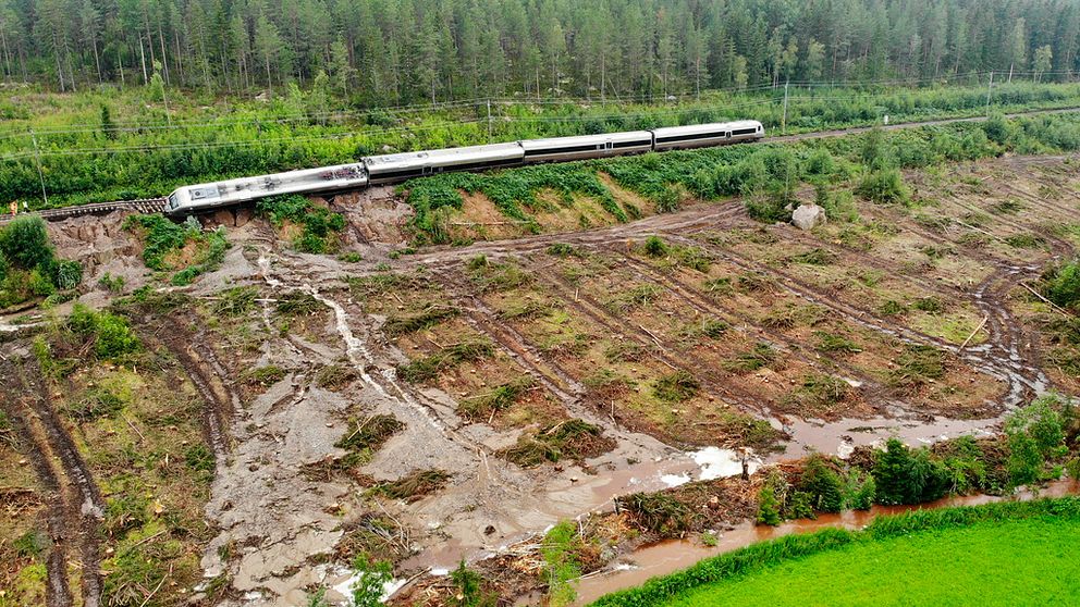 Tågolycka i Hudiksvall