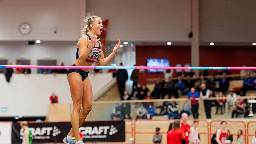 Bianca Salming tog SM-silver – klarade 1,88 i höjdhoppet