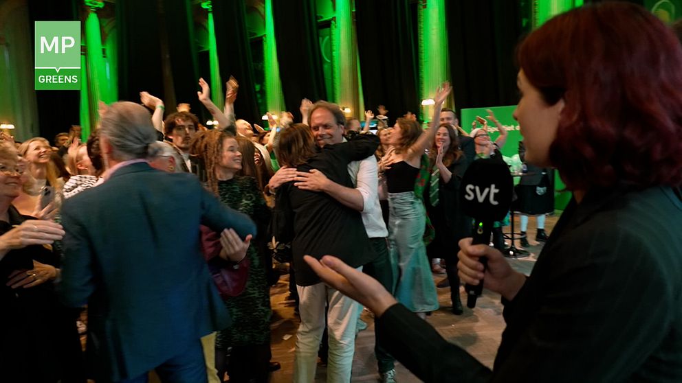 Miljöpartiet firar efter SVT:s valundersökning