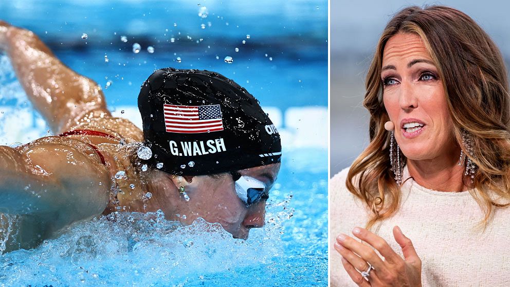 Amerikanskan Walsh slog Therese Alshammars världsrekord på 50 m fjäril