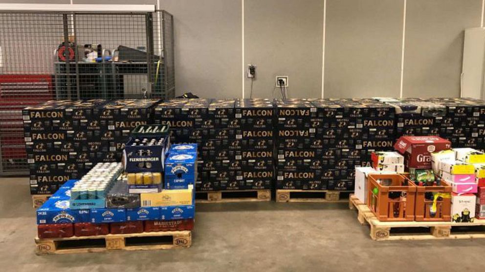 Tusentals liter öl beslagstogs från brandmannen från Halland som smugglat alkohol mellan 2019 och 2021.