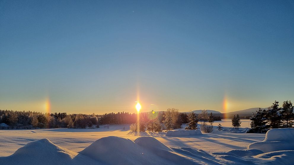 Södra Arvesund, Jämtland den 4/12. Foto: Kent Nilsson