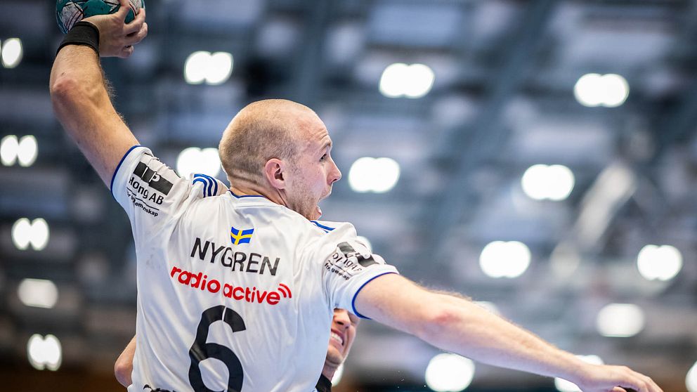 Ystads IF:s Jakob Nygren i en match i Handbollsligan